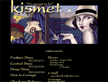 Tablet Screenshot of kismetconsignment.biz